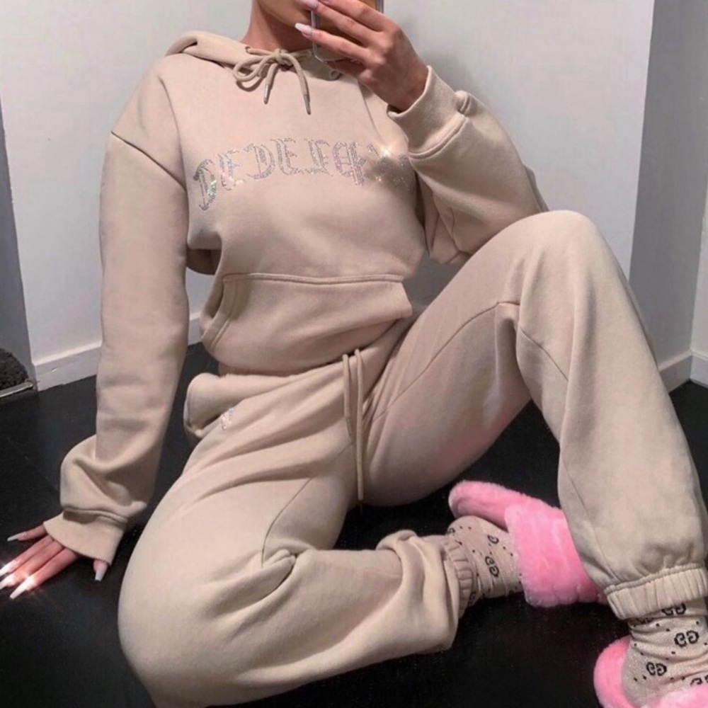 SALE rare hidden cult diamanté tracksuit hoodie